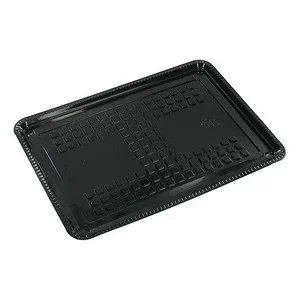 Vleeswarenschaaltje PET zwart 12.5 x 18 cm (3000 stuks)