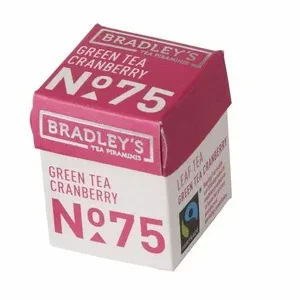 Bradley’s piramini green / cranberry (30 stuks)